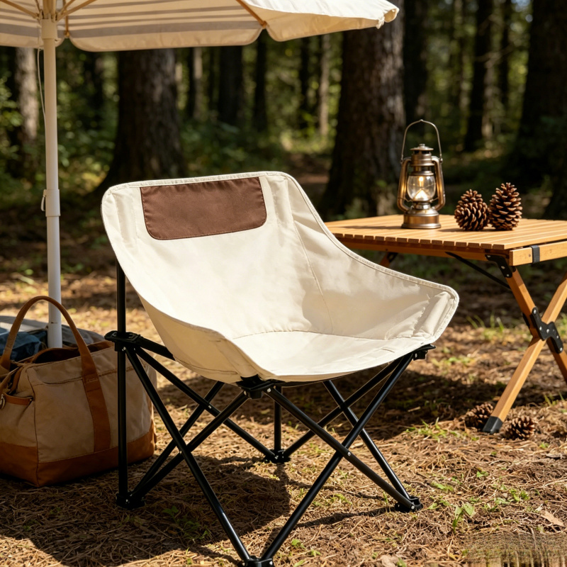 Outdoor Furniture Cheap - Oversized camping chair with side pocket,