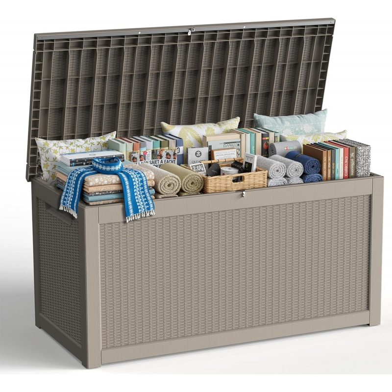 Outdoor Furniture With Storage - 2026 New：320 Outdoor Storage Box,Large Waterproof