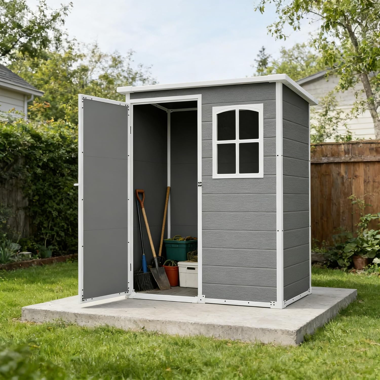 Outdoor Furniture With Storage - Resin Outdoor Storage Shed Kit Plastic