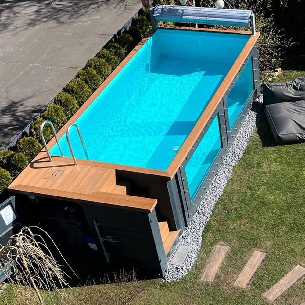 Outdoor Furniture Luxury - Factory Outdoor Large Luxury Fiberglass Swimming