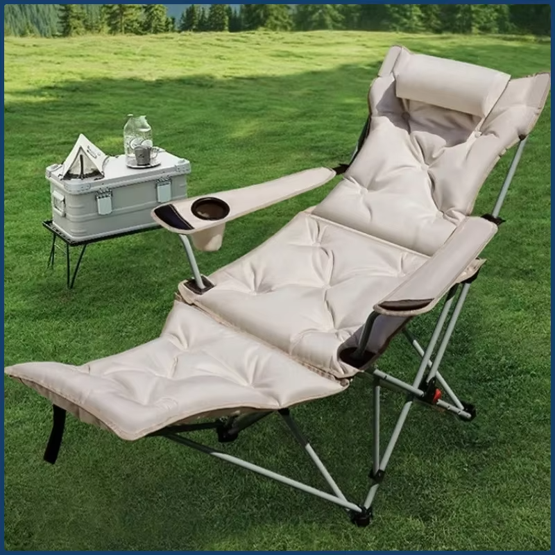 Outdoor Furniture Cheap - Folding Recliner Portable Camping Chair with