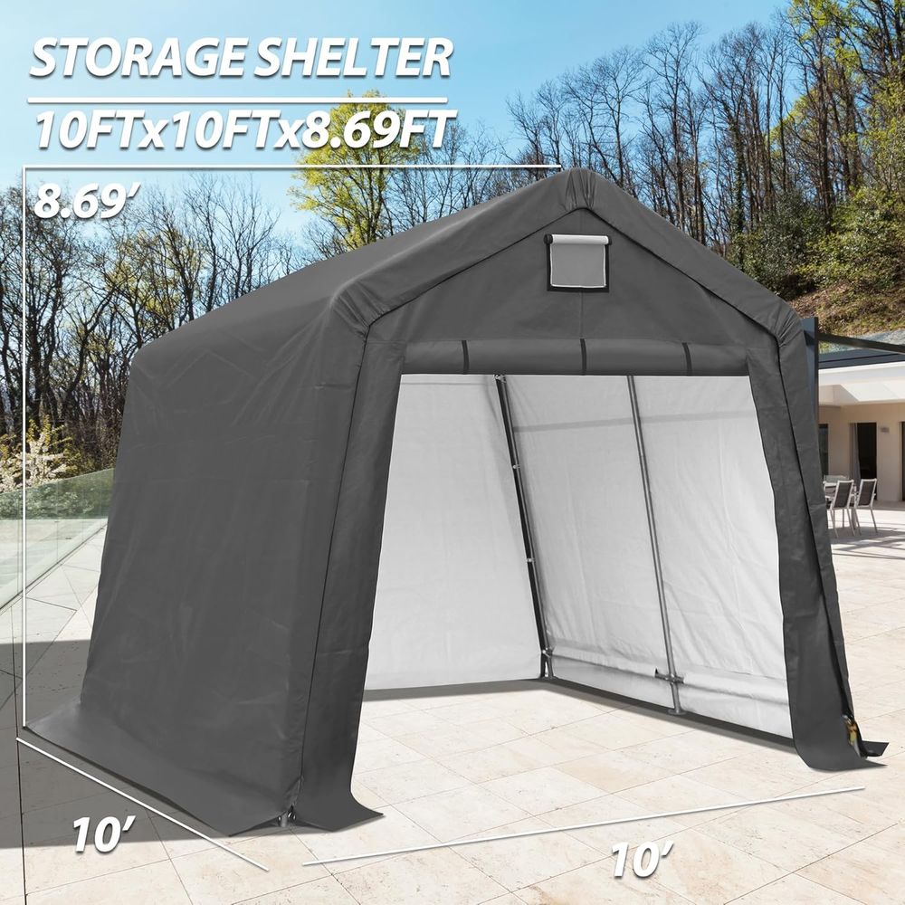 10x10 Outdoor Storage Shelter  - Outdoor Furniture With Storage reseña y precio