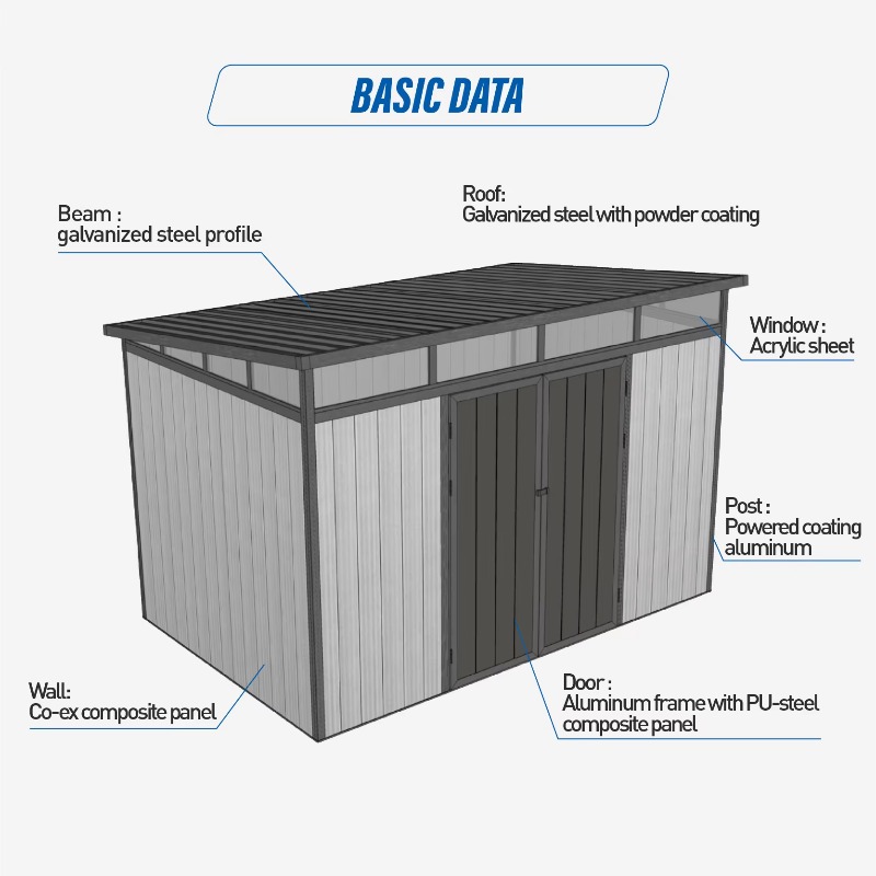 D2833 3M*3M High Performance M - Outdoor Furniture With Storage reseña y precio