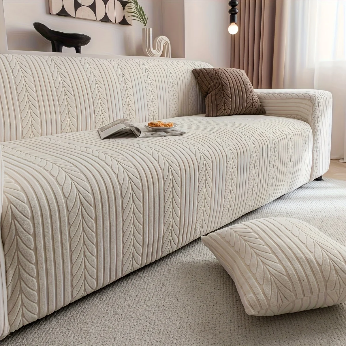 us1 Striped Sofa Cover, Washab - Outdoor Furniture Loveseat reseña y precio