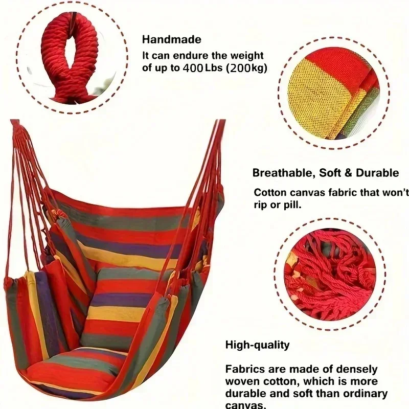 Hot Colorful Striped Canvas Ha - Outdoor Furniture No Cushions reseña y precio