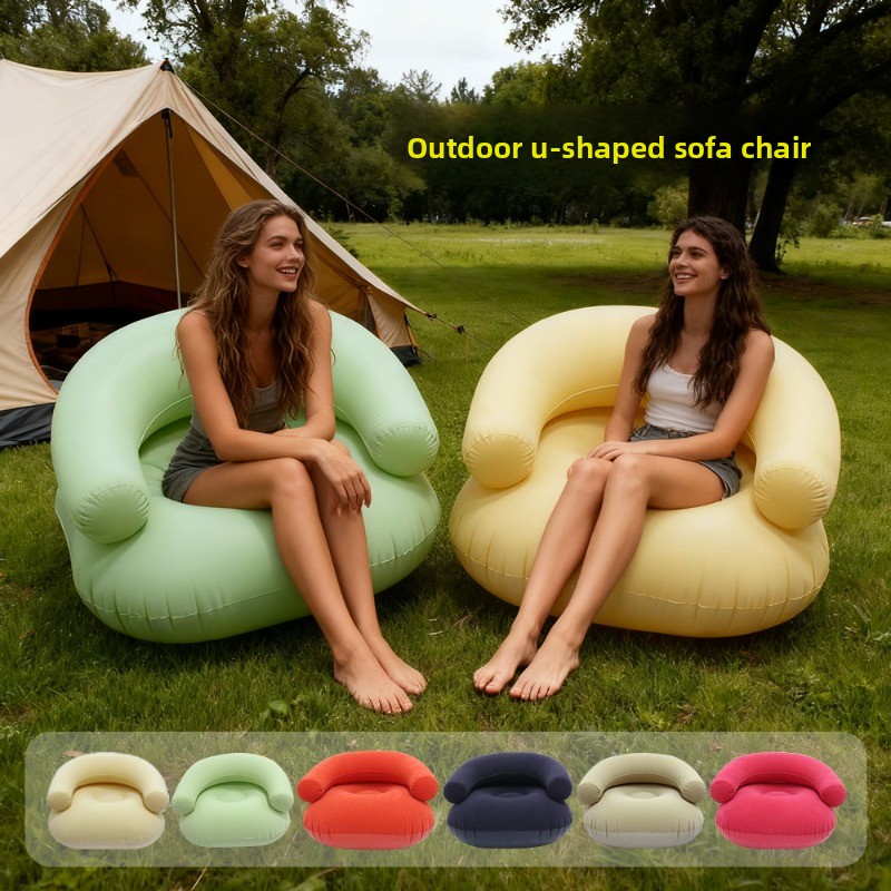 Inflatable Lazy Sofa U-shaped  - Outdoor Furniture Balcony reseña y precio