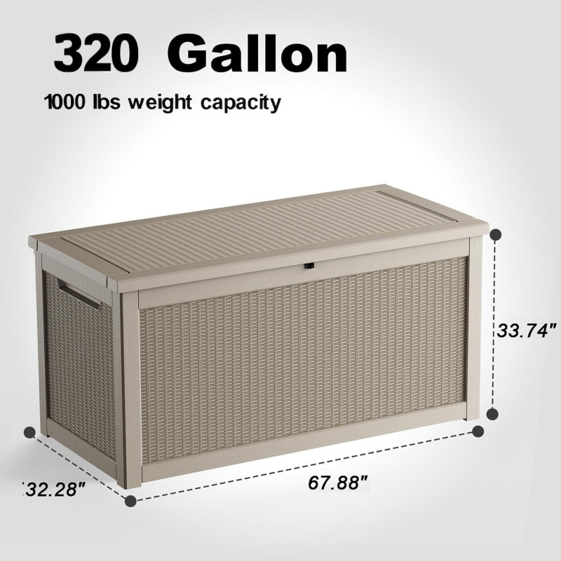 2026 New：320 Outdoor Storage B - Outdoor Furniture With Storage reseña y precio