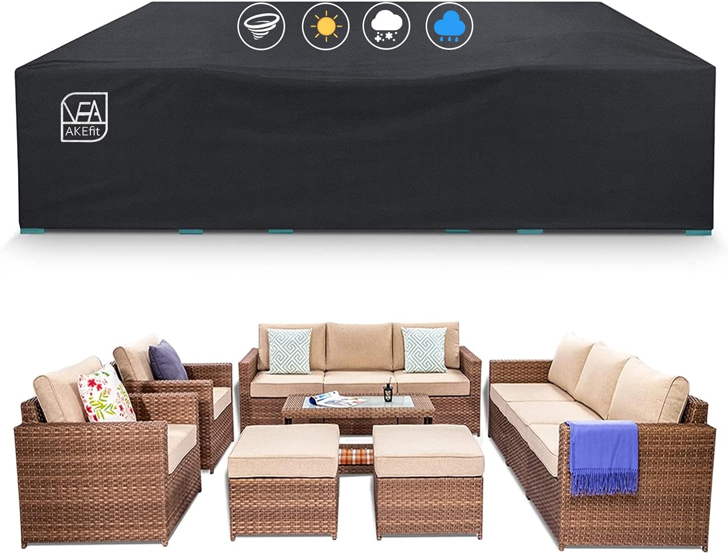 Heavy Duty Waterproof Patio Fu - Outdoor Furniture Heavy Duty reseña y precio