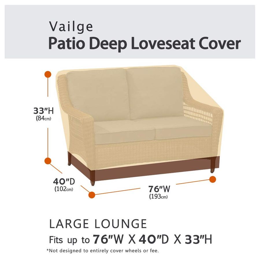 2Seater Heavy Duty Patio Deep  - Outdoor Furniture Heavy Duty reseña y precio