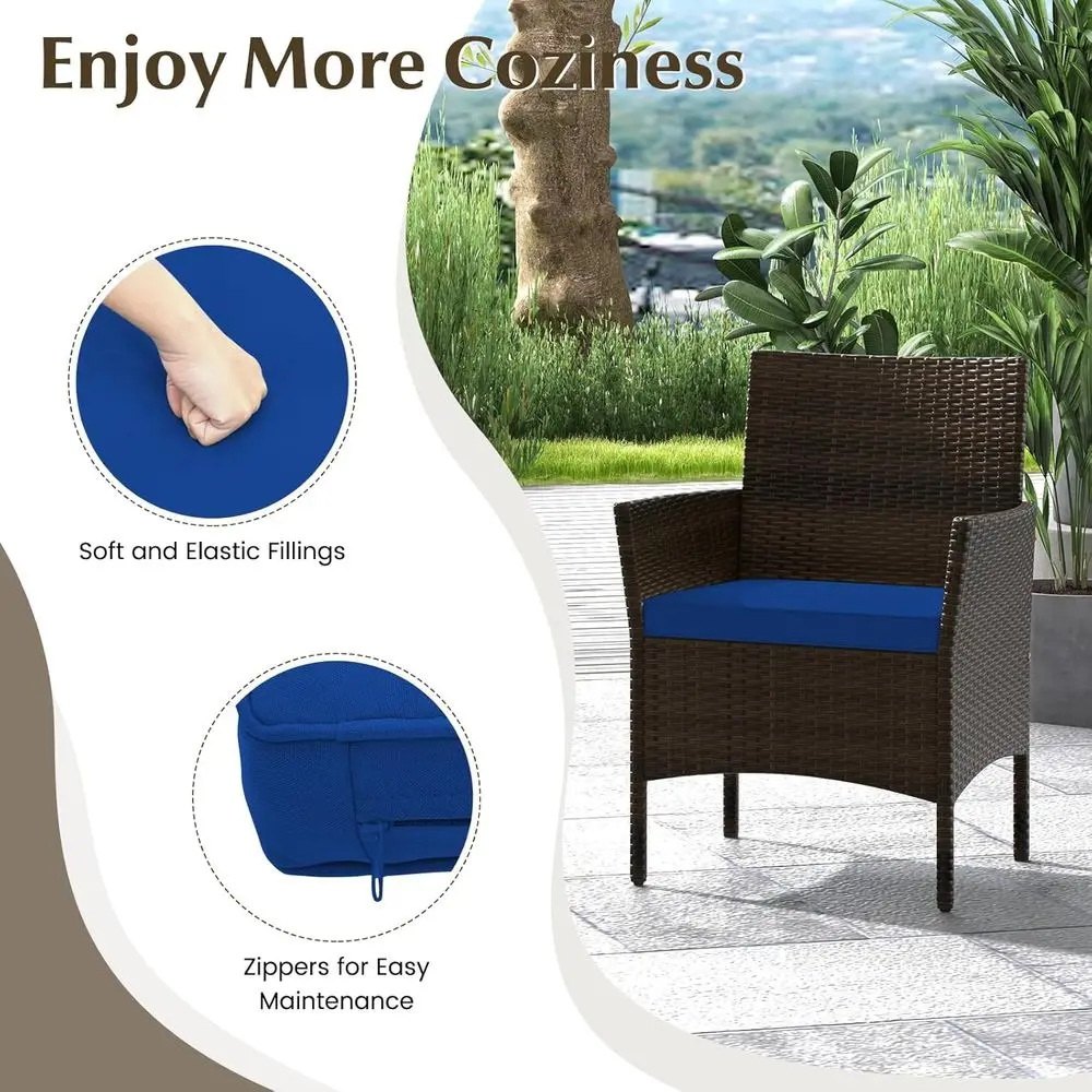 8-Piece Outdoor Rattan Patio F - Outdoor Furniture Loveseat reseña y precio