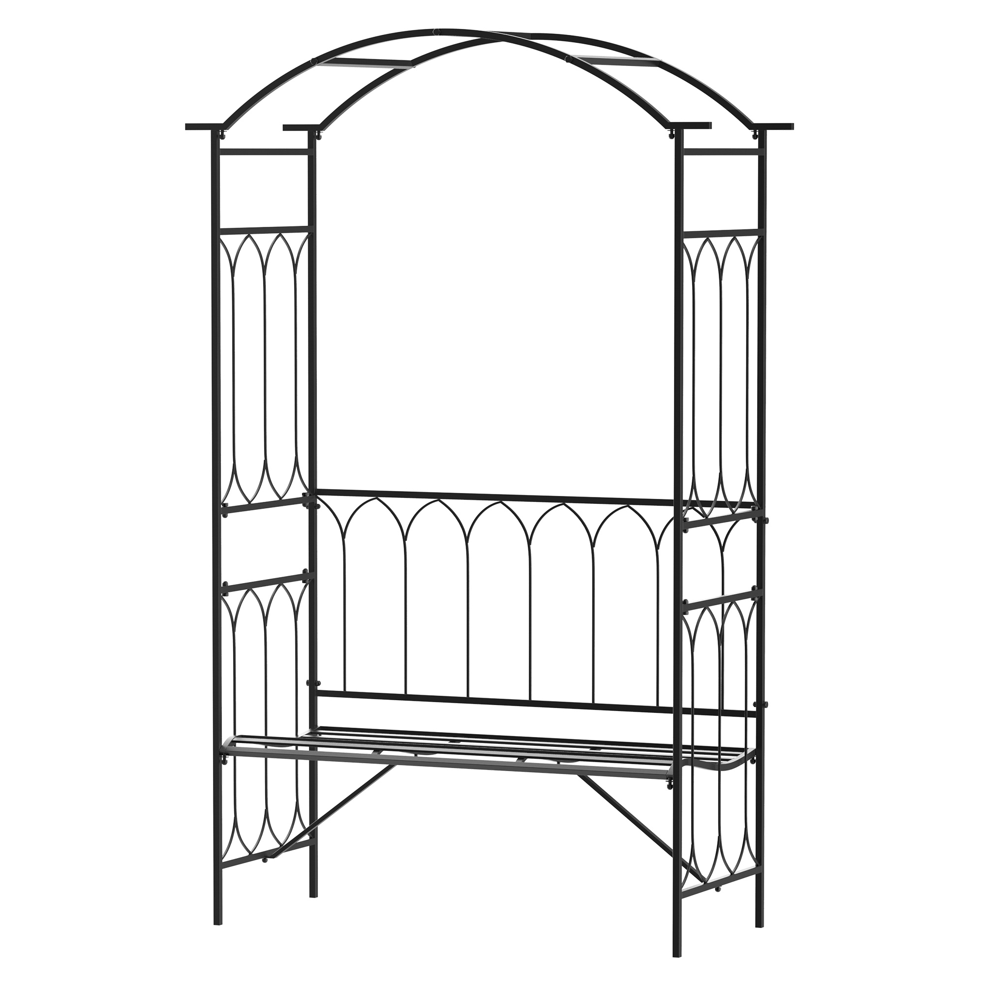 45” Steel Metal Outdoor Garden - Outdoor Furniture Diy reseña y precio