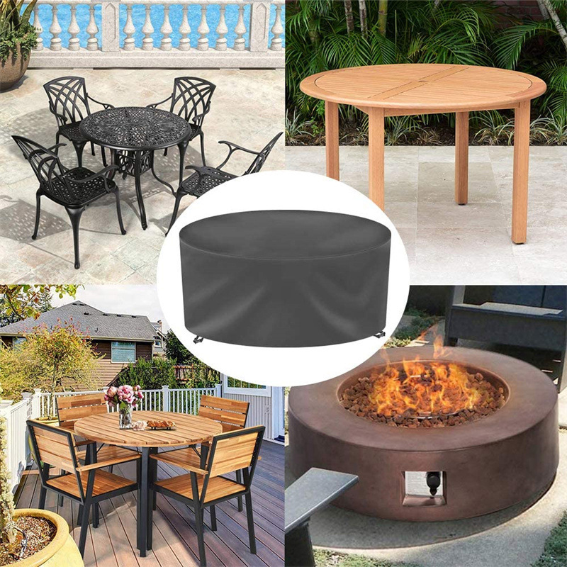 12 Sizes Round Furniture Cover - Outdoor Furniture Heavy Duty reseña y precio
