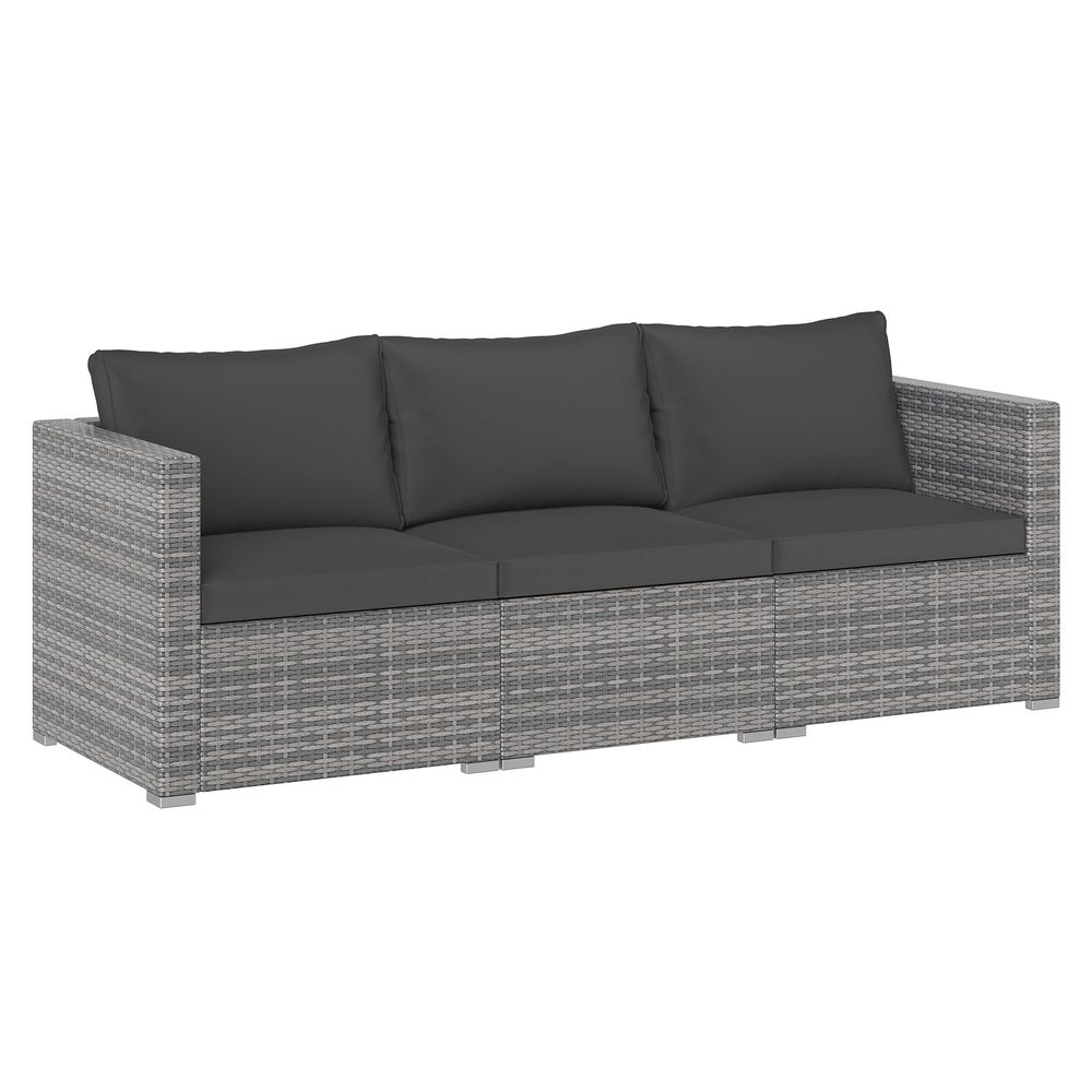 3 Seat Outdoor Wicker Sofa Set - Outdoor Furniture Rattan reseña y precio