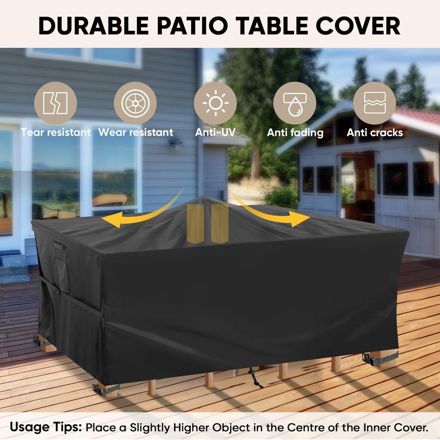 Patio Furniture Covers, Outdoo - Outdoor Furniture Heavy Duty reseña y precio