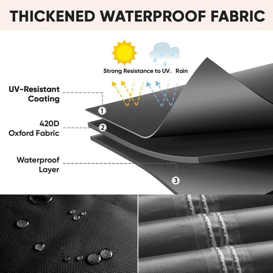 Patio Furniture Covers, Outdoo - Outdoor Furniture Heavy Duty reseña y precio