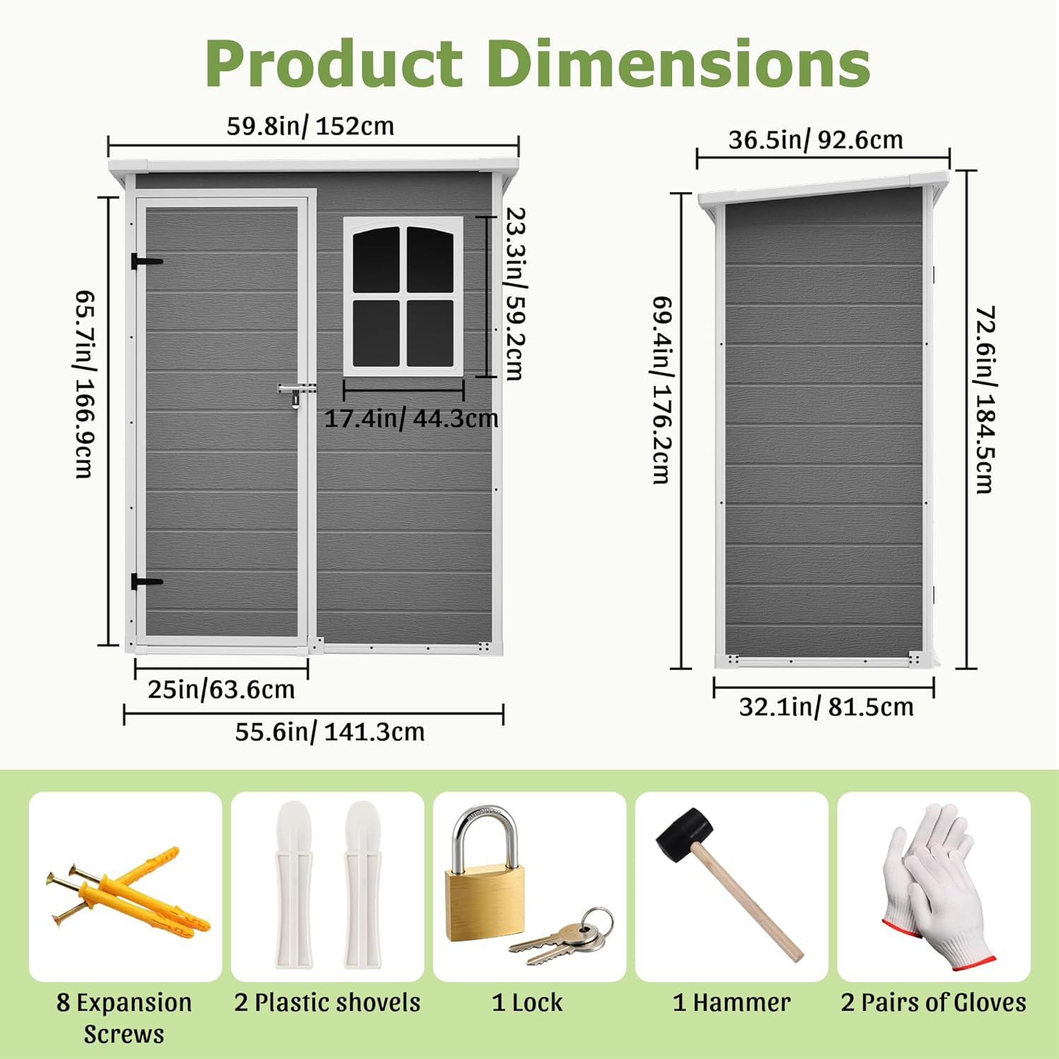 Resin Outdoor Storage Shed Kit - Outdoor Furniture With Storage reseña y precio