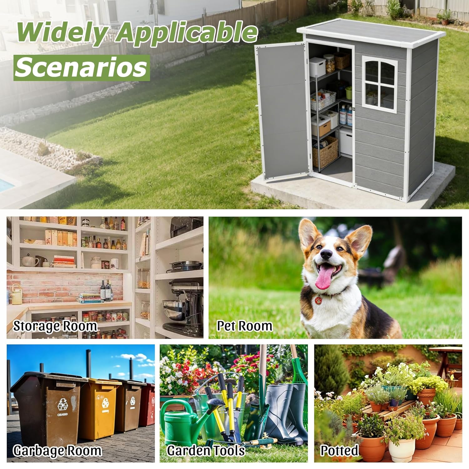 Resin Outdoor Storage Shed Kit - Outdoor Furniture With Storage reseña y precio