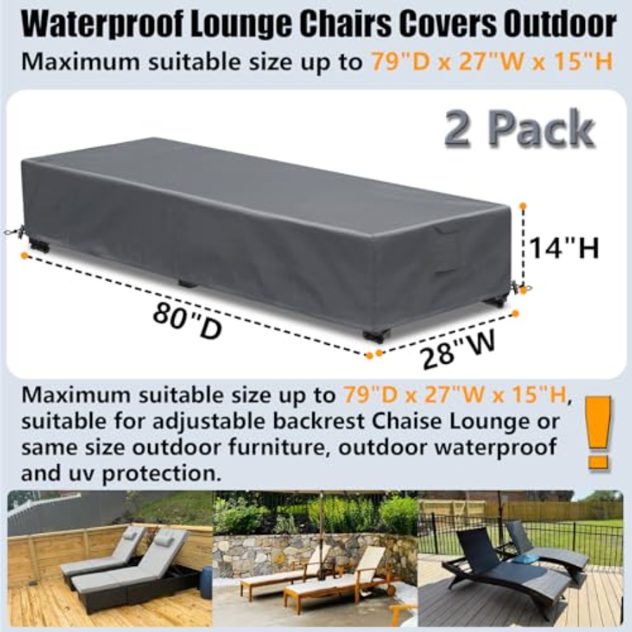 Outdoor Chaise Lounge Covers 6 - Outdoor Furniture Designer reseña y precio
