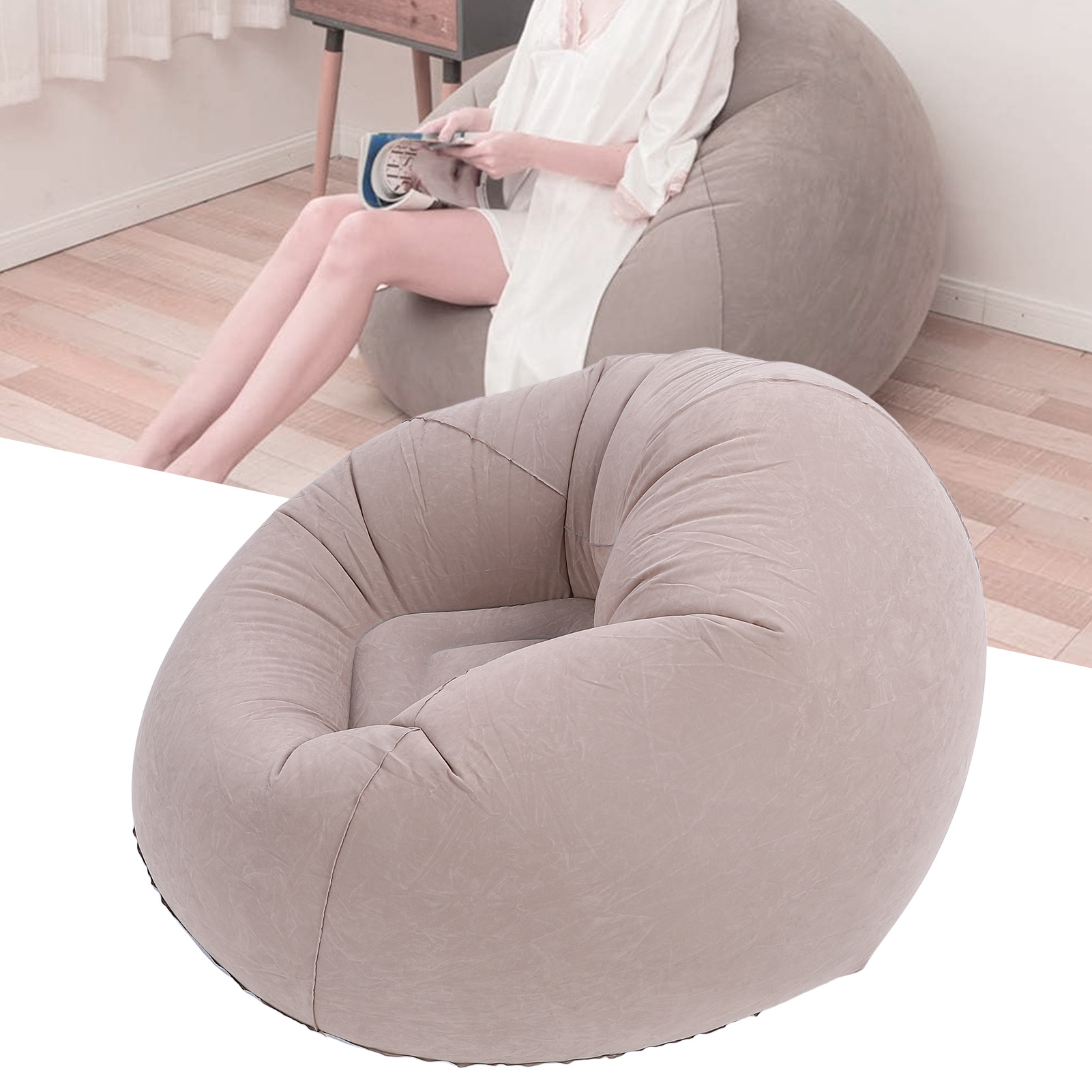 Inflatable Lounge Chair Portab - Outdoor Furniture Balcony reseña y precio