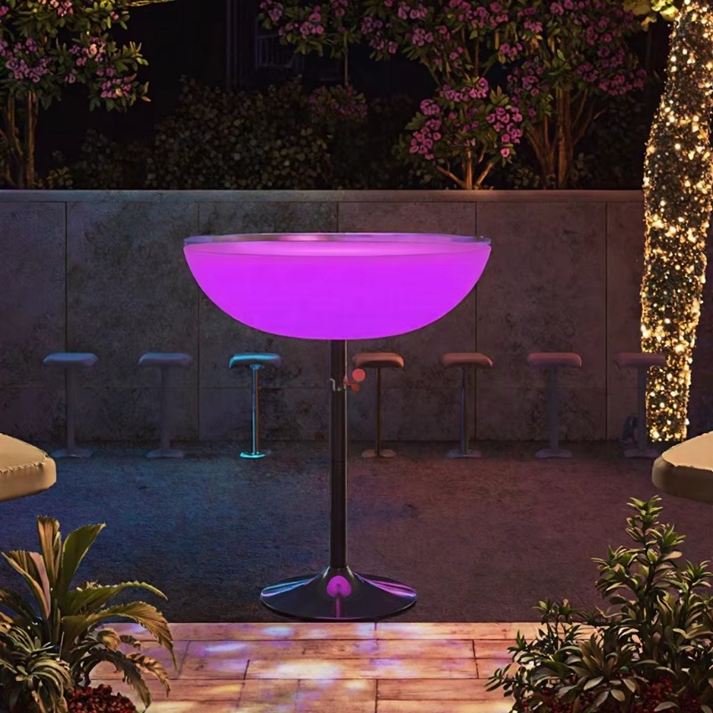 Portable  LED Light Bar Tables - Outdoor Furniture Shop reseña y precio