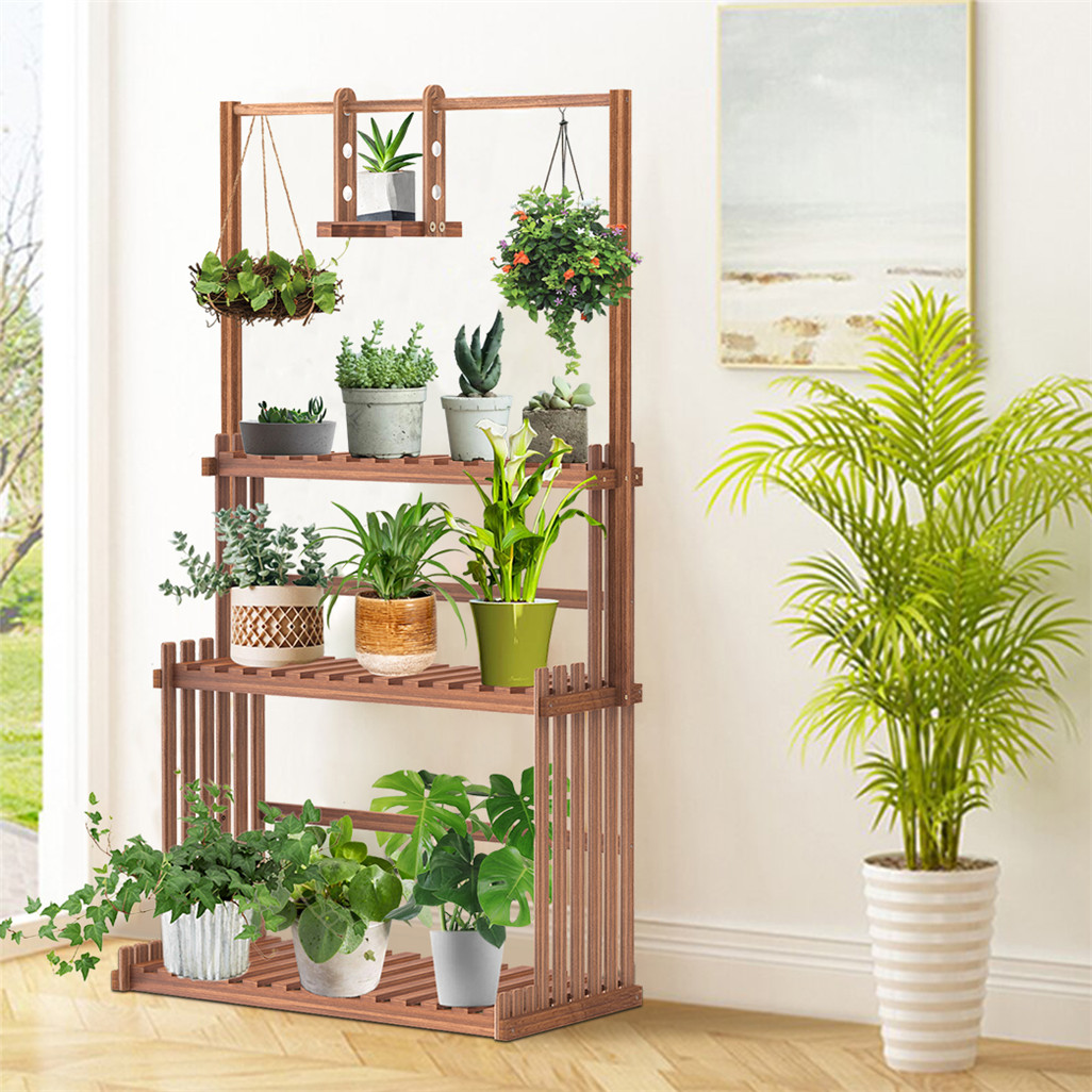 Heavy Duty Hanging Plant Stand - Outdoor Furniture Luxury reseña y precio