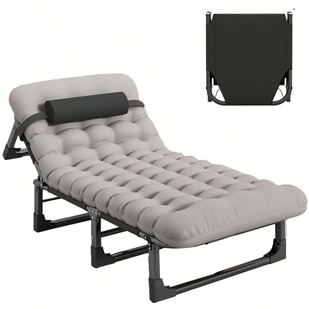 Cot, 4 Positions Adjustable Re - Outdoor Furniture Cheap reseña y precio