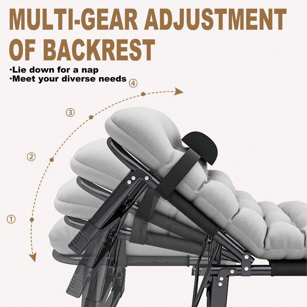 Cot, 4 Positions Adjustable Re - Outdoor Furniture Cheap reseña y precio