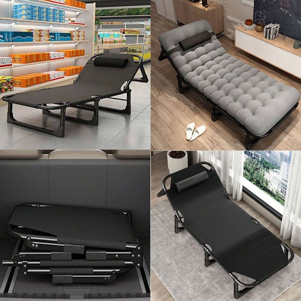 Cot, 4 Positions Adjustable Re - Outdoor Furniture Cheap reseña y precio