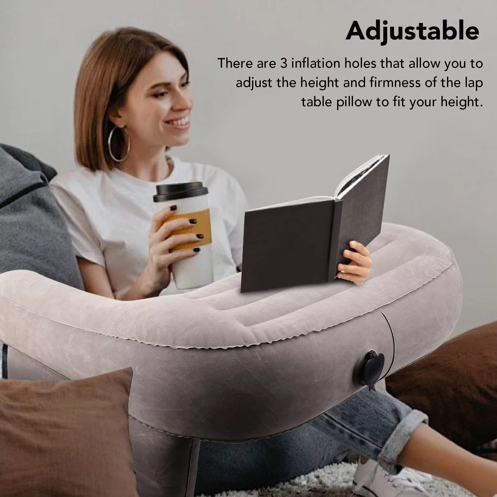 Inflatable Lap Desk Pillow Inf - Outdoor Furniture Designer reseña y precio