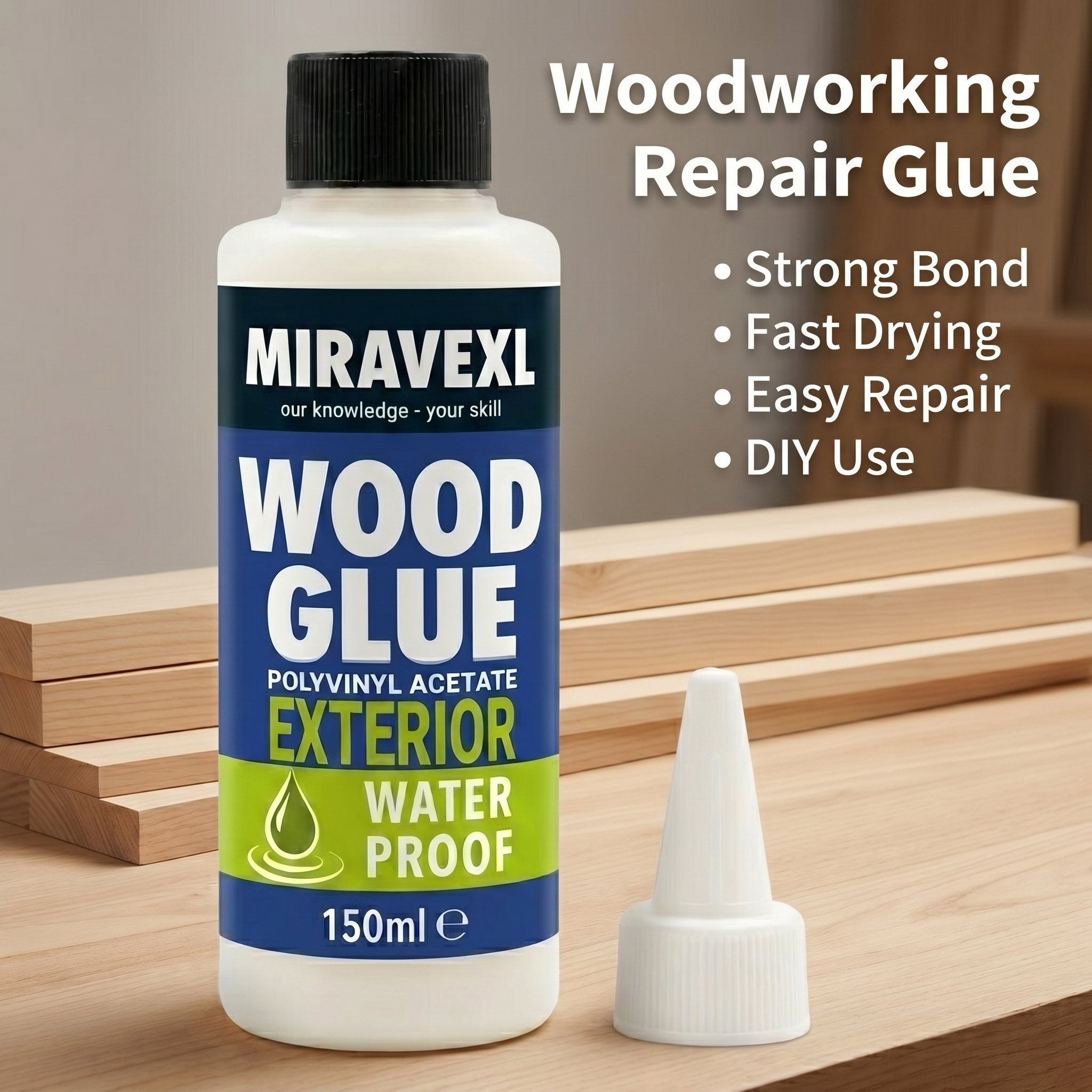 Premium Waterproof Wood Glue F - Outdoor Furniture Diy reseña y precio