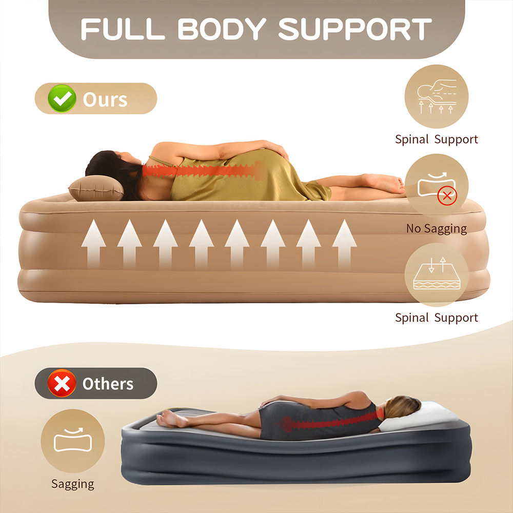 Queen Air Mattress with Built  - Outdoor Furniture Arhaus reseña y precio