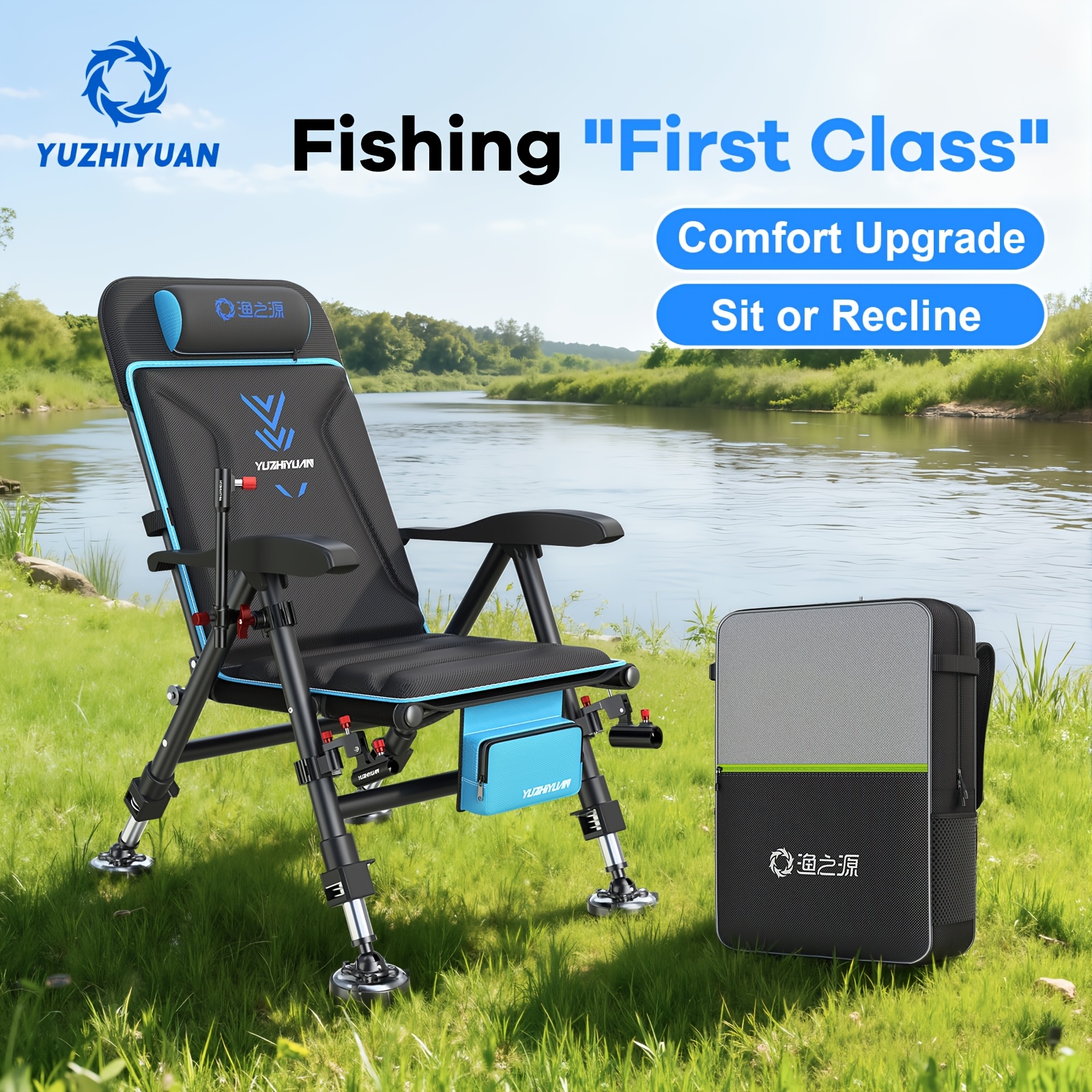 Yuzhiyuan outdoor fishing chai - Outdoor Furniture No Cushions reseña y precio