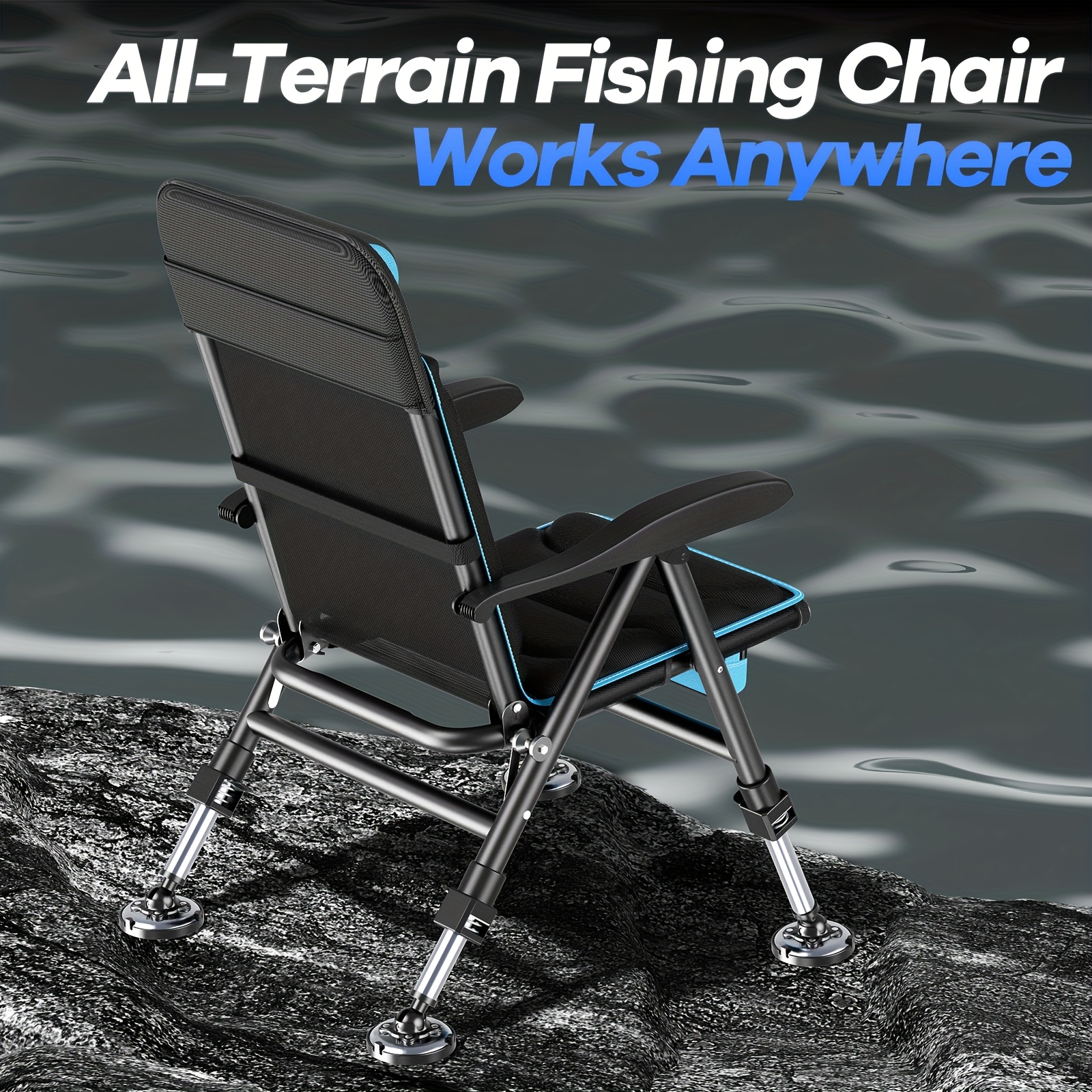 Yuzhiyuan outdoor fishing chai - Outdoor Furniture No Cushions reseña y precio