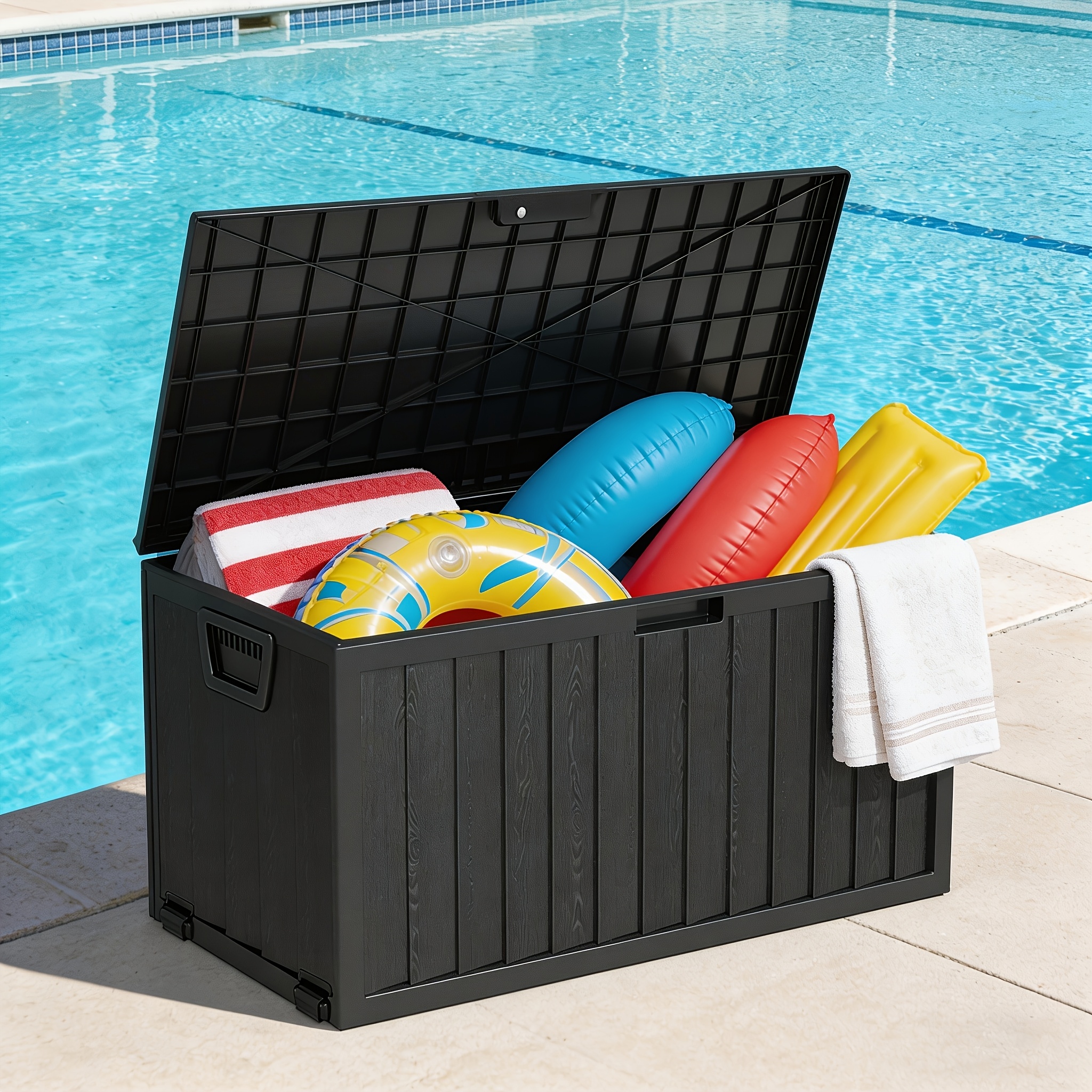 75/35 Gallon Outdoor Storage B - Outdoor Furniture With Storage reseña y precio