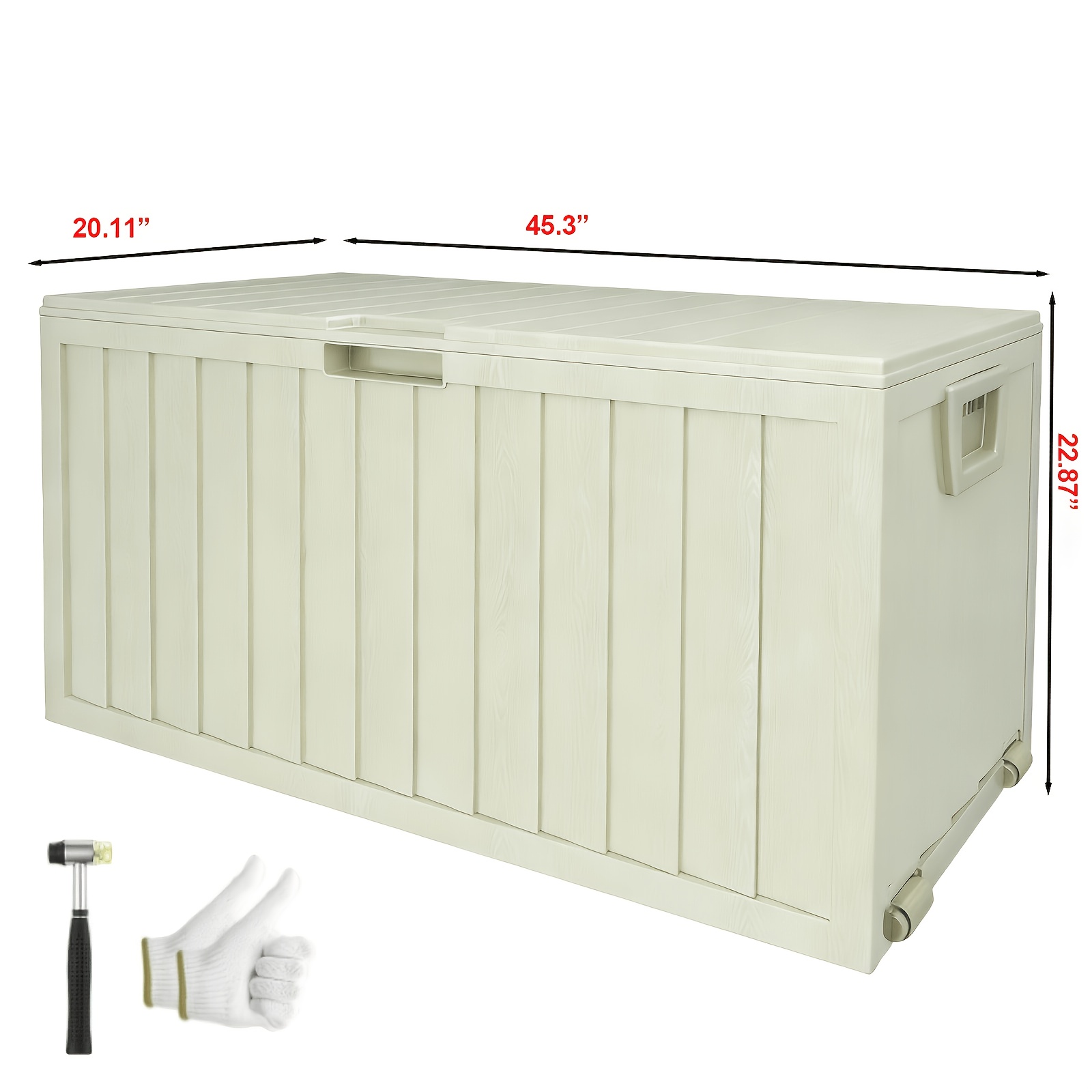 75/35 Gallon Outdoor Storage B - Outdoor Furniture With Storage reseña y precio