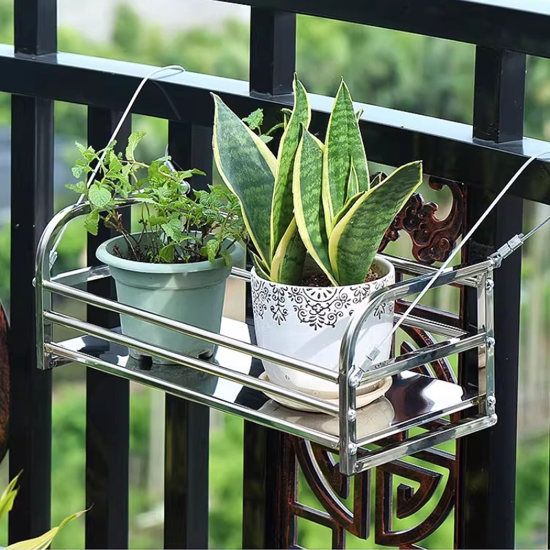 Stainless Steel Flower Stand f - Outdoor Furniture Balcony reseña y precio