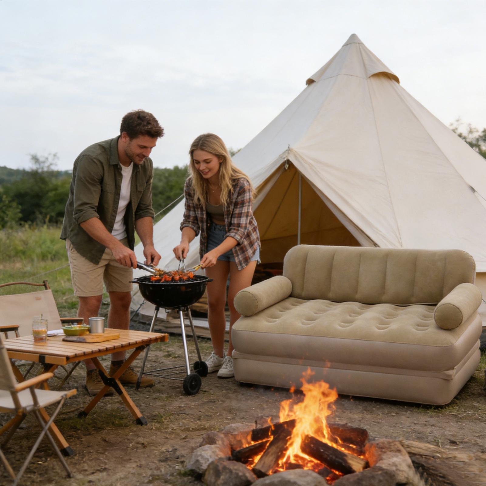Air Sofa With Air Pump Folding - Outdoor Furniture Arhaus reseña y precio