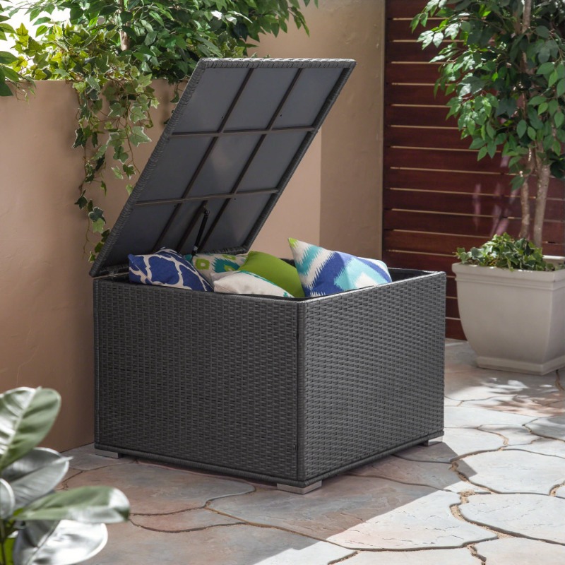 Dark Gray Rattan Outdoor Stora - Outdoor Furniture Rattan reseña y precio