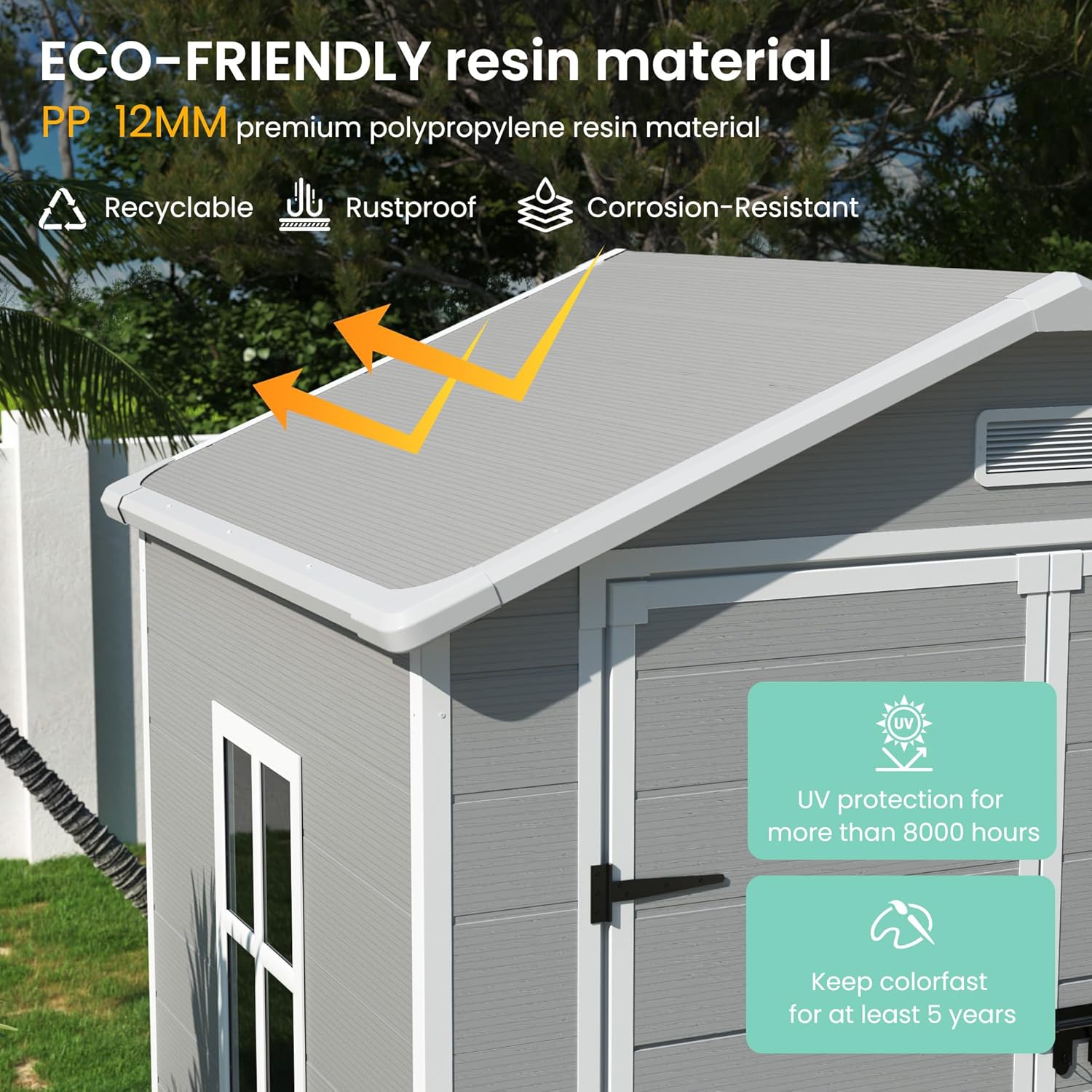 Outdoor Resin Storage Shed 6x4 - Outdoor Furniture With Storage reseña y precio
