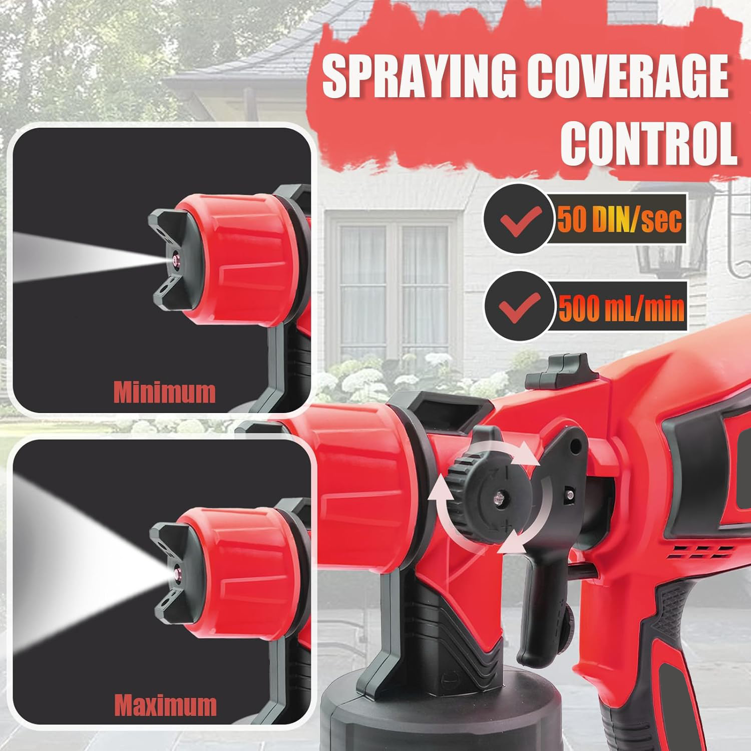 Home DIY Cordless Paint Spraye - Outdoor Furniture Diy reseña y precio