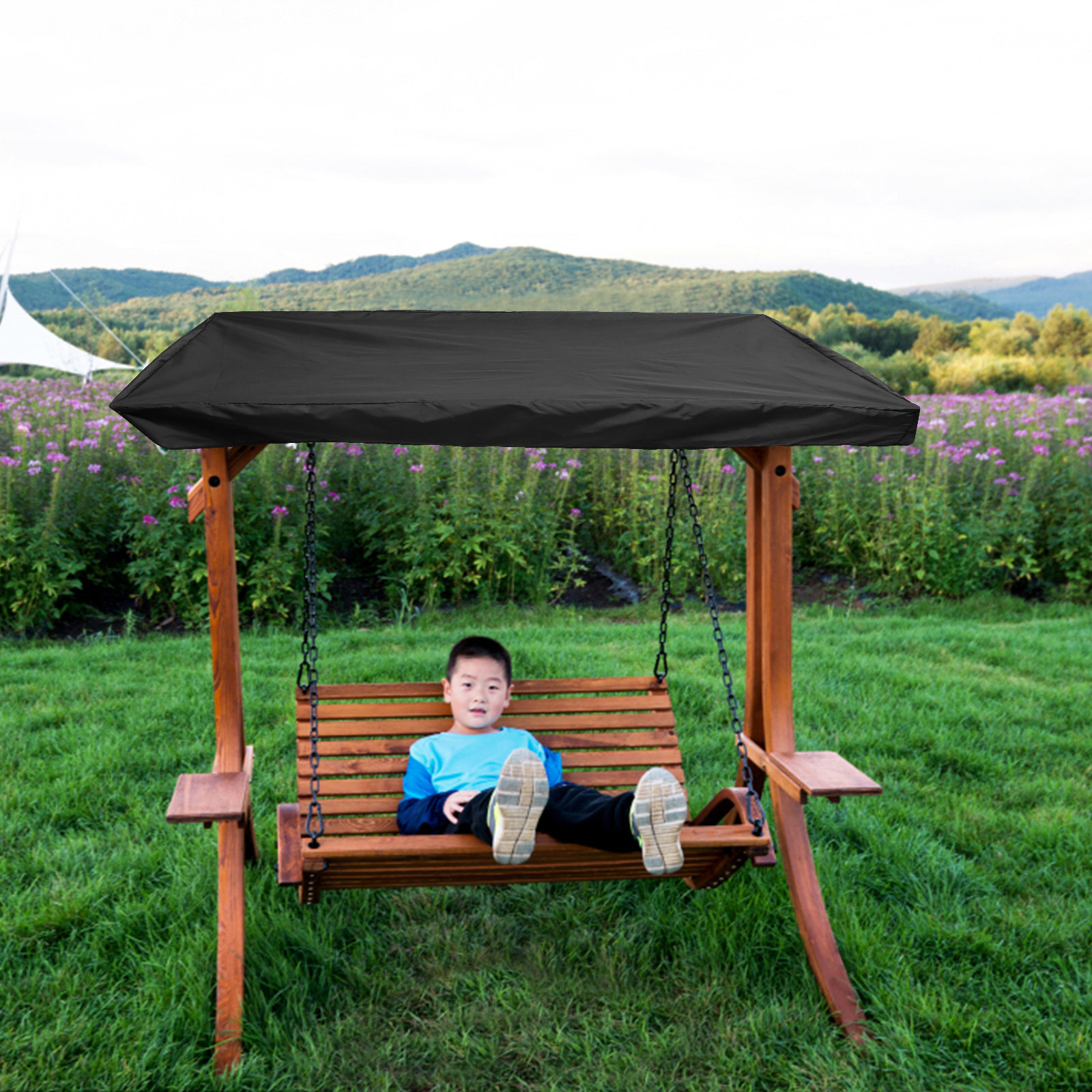 Oxford Fabric Hanging Swing Ch - Outdoor Furniture Heavy Duty reseña y precio