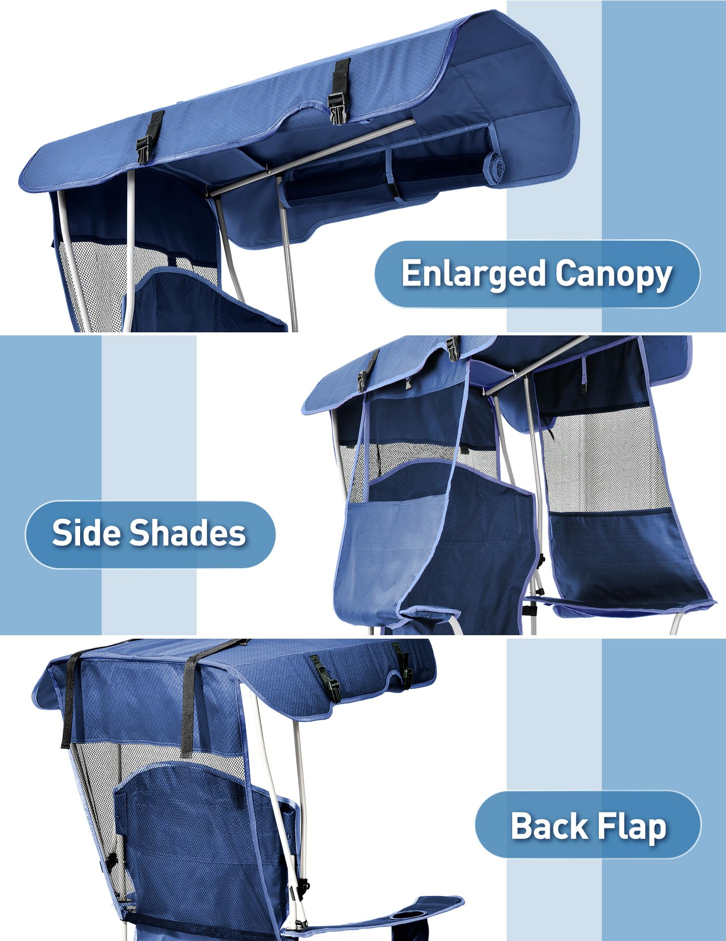 Folding Camping Chair with Sha - Outdoor Furniture Cheap reseña y precio