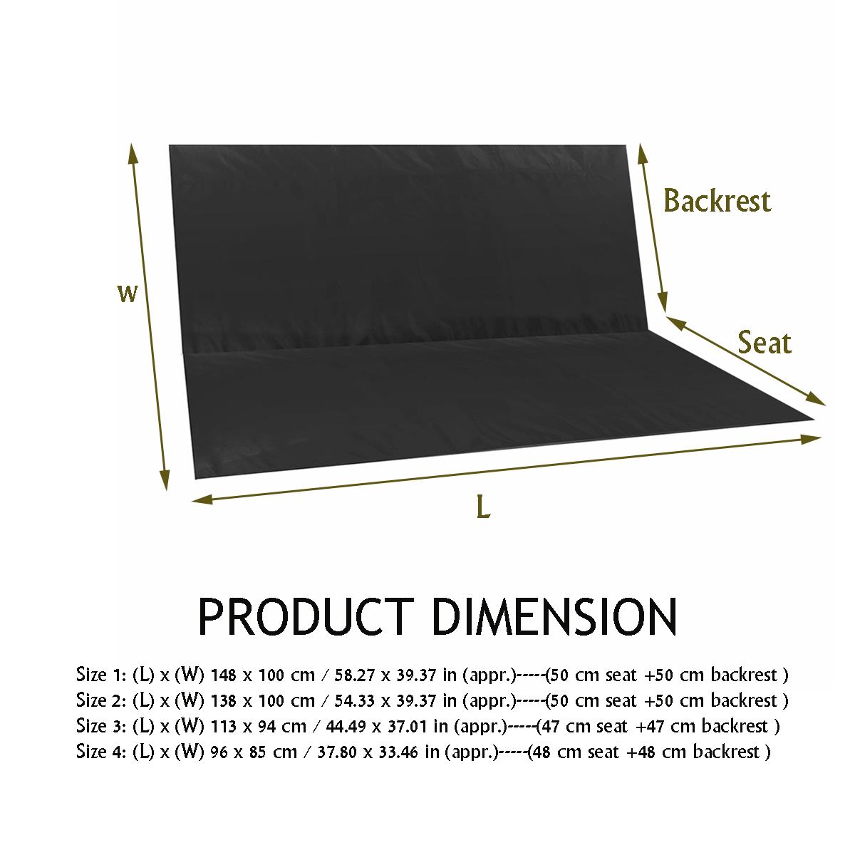 2/3 Seater Swing Cover Chair B - Outdoor Furniture No Cushions reseña y precio