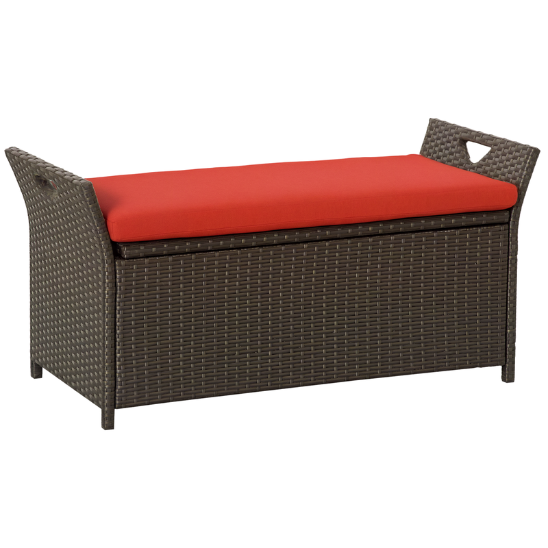 29 Gallon Patio Wicker Storage - Outdoor Furniture With Storage reseña y precio