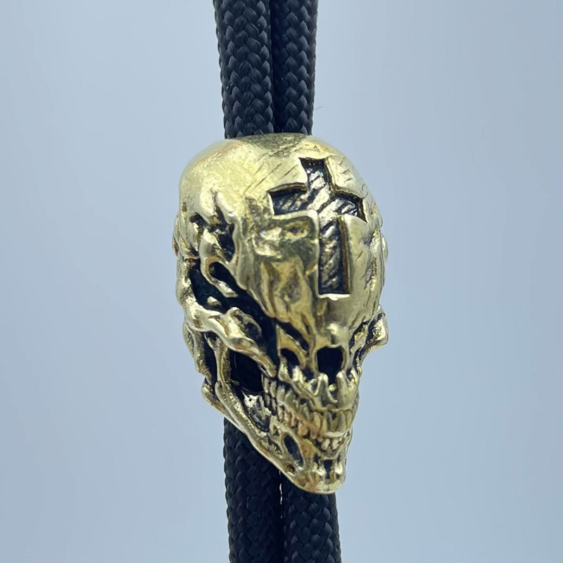 Brass Cross Skull Head Knife B - Outdoor Furniture Diy reseña y precio