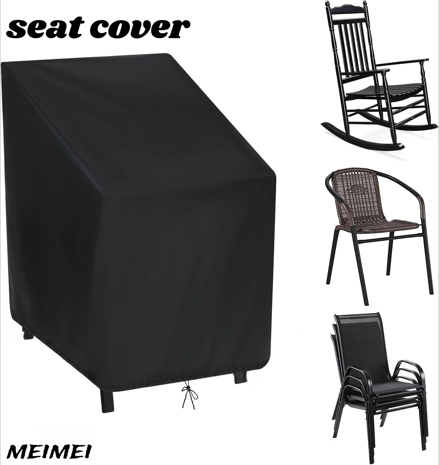 Stacked Chair Dust Cover Stora - Outdoor Furniture With Storage reseña y precio