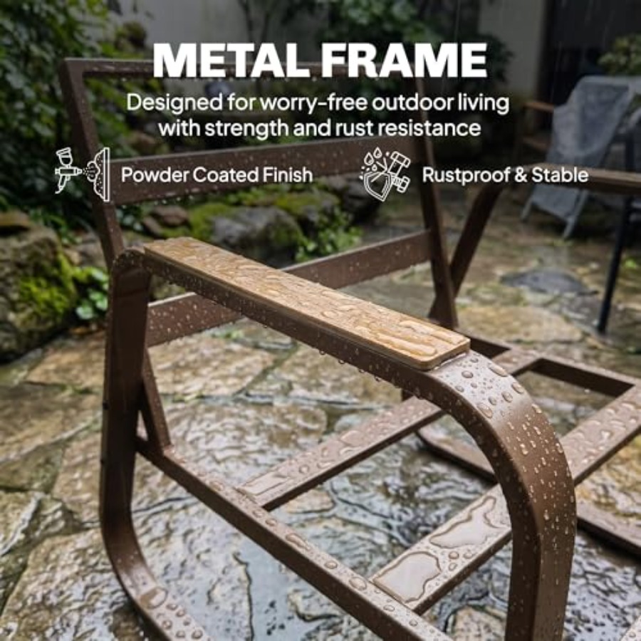 4 Piece Patio Furniture Set fo - Outdoor Furniture Loveseat reseña y precio