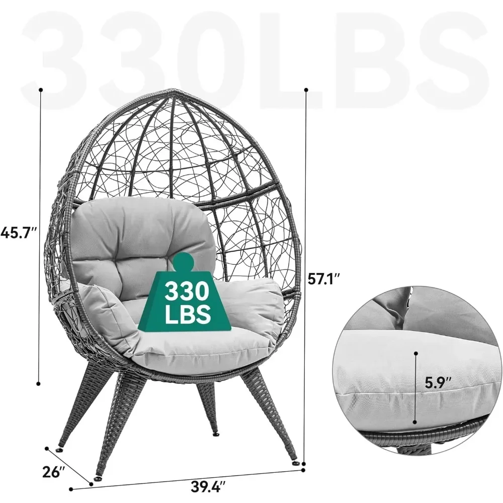 v Hanging Egg Chair, Hammock E - Outdoor Furniture No Cushions reseña y precio
