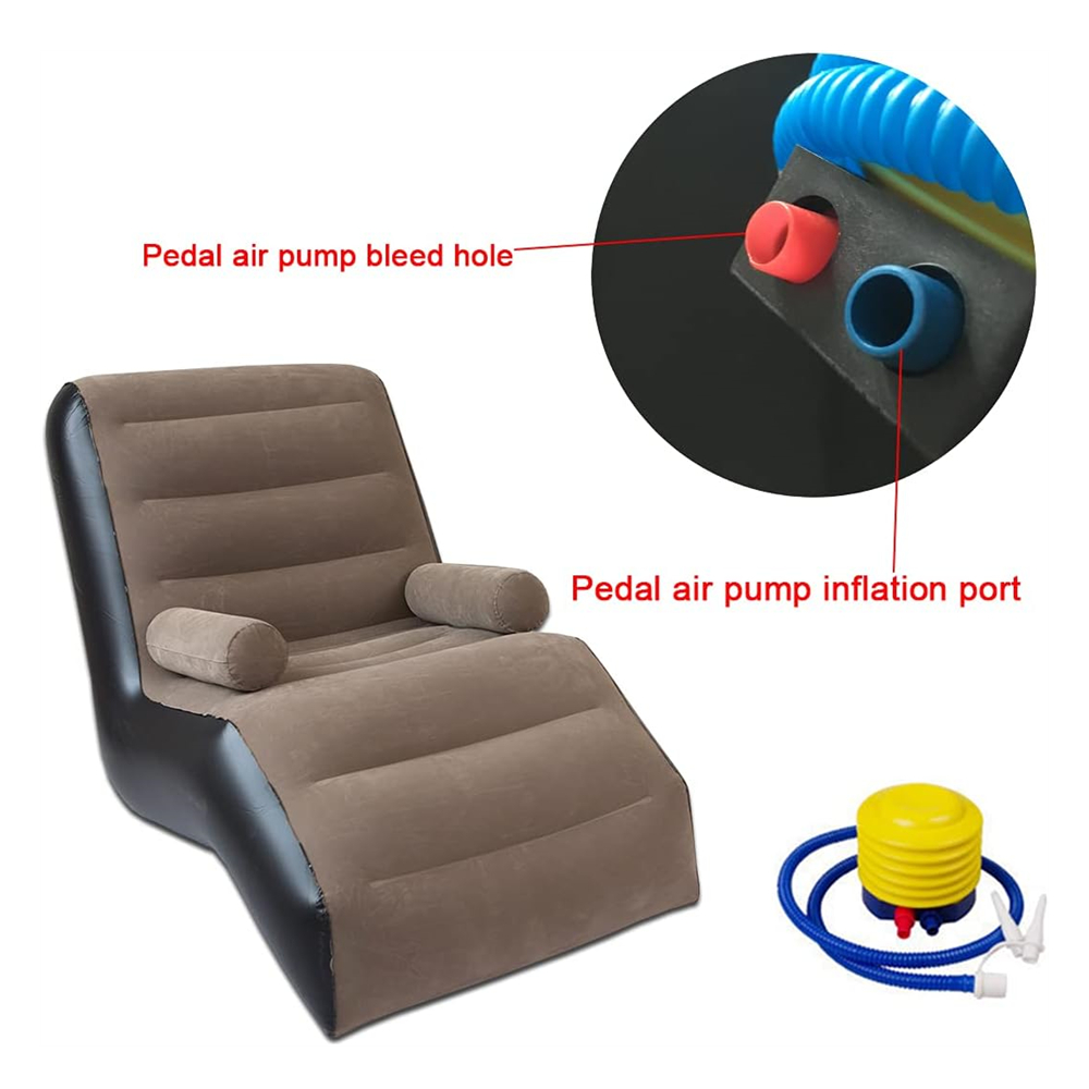 Folding Lazy Sofa,Inflatable L - Outdoor Furniture Balcony reseña y precio
