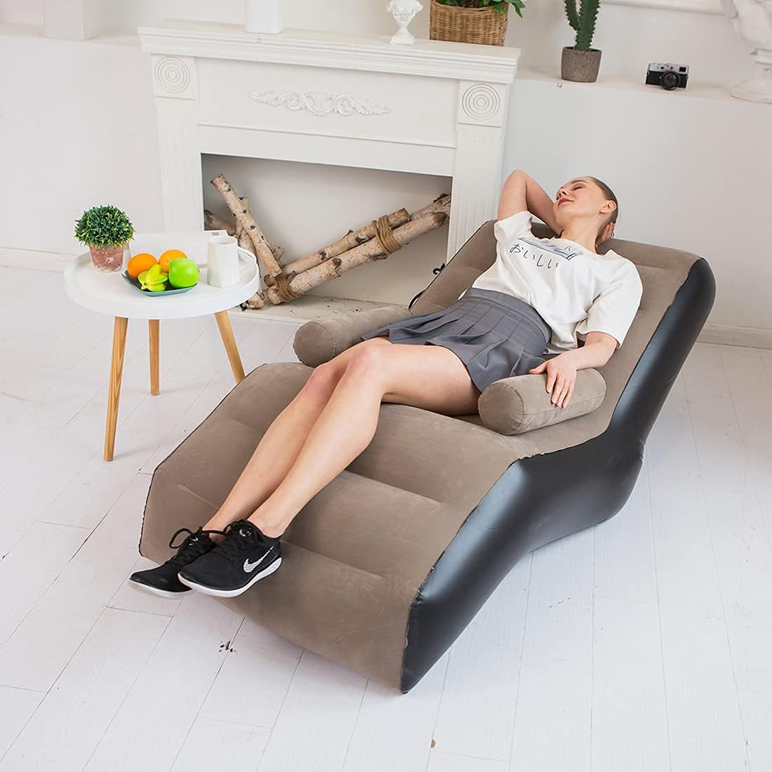 Folding Lazy Sofa,Inflatable L - Outdoor Furniture Balcony reseña y precio